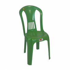 Cadeira Plástica SIMPLES sem braço Itacimirim VERDE FOSCO TOP MIL